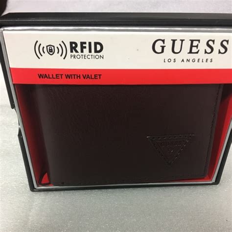 guess wallet rfid protection|GUESS Men's RFID Wallet Set with Slim Bifold and Card Case .